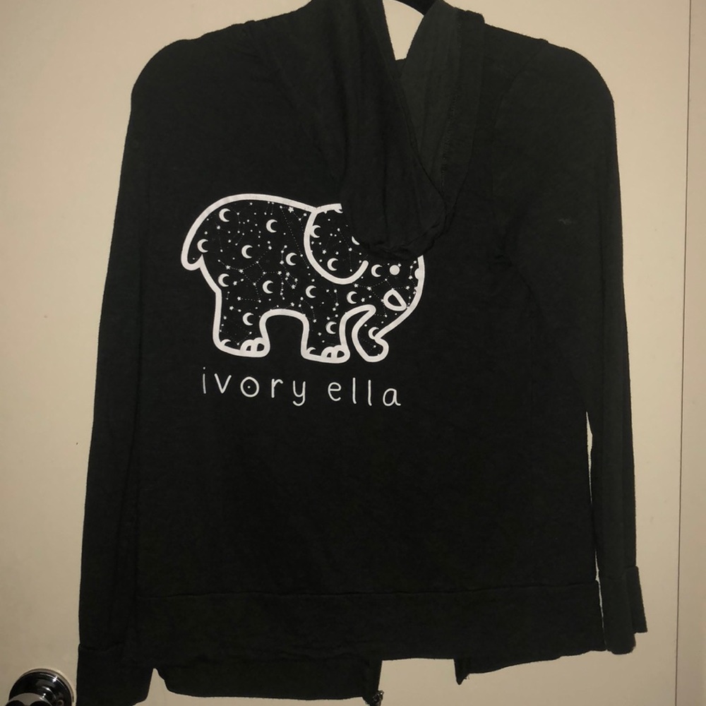 ivory Ella zip up jacket